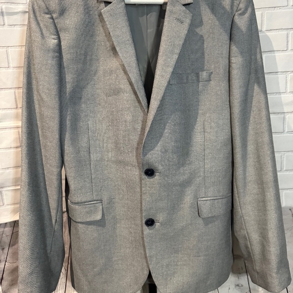 New! Men’s ASOS DESIGN Jersey Blazer in Gray 40S - Picture 3 of 5